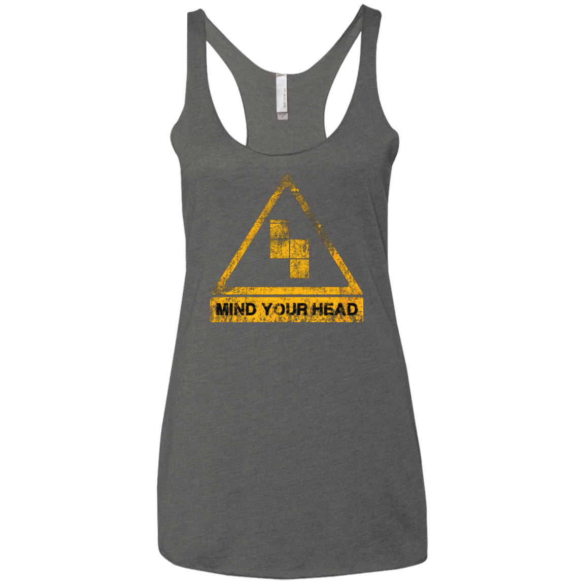 T-Shirts Premium Heather / X-Small MIND YOUR HEAD Women's Triblend Racerback Tank