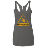 T-Shirts Premium Heather / X-Small MIND YOUR HEAD Women's Triblend Racerback Tank