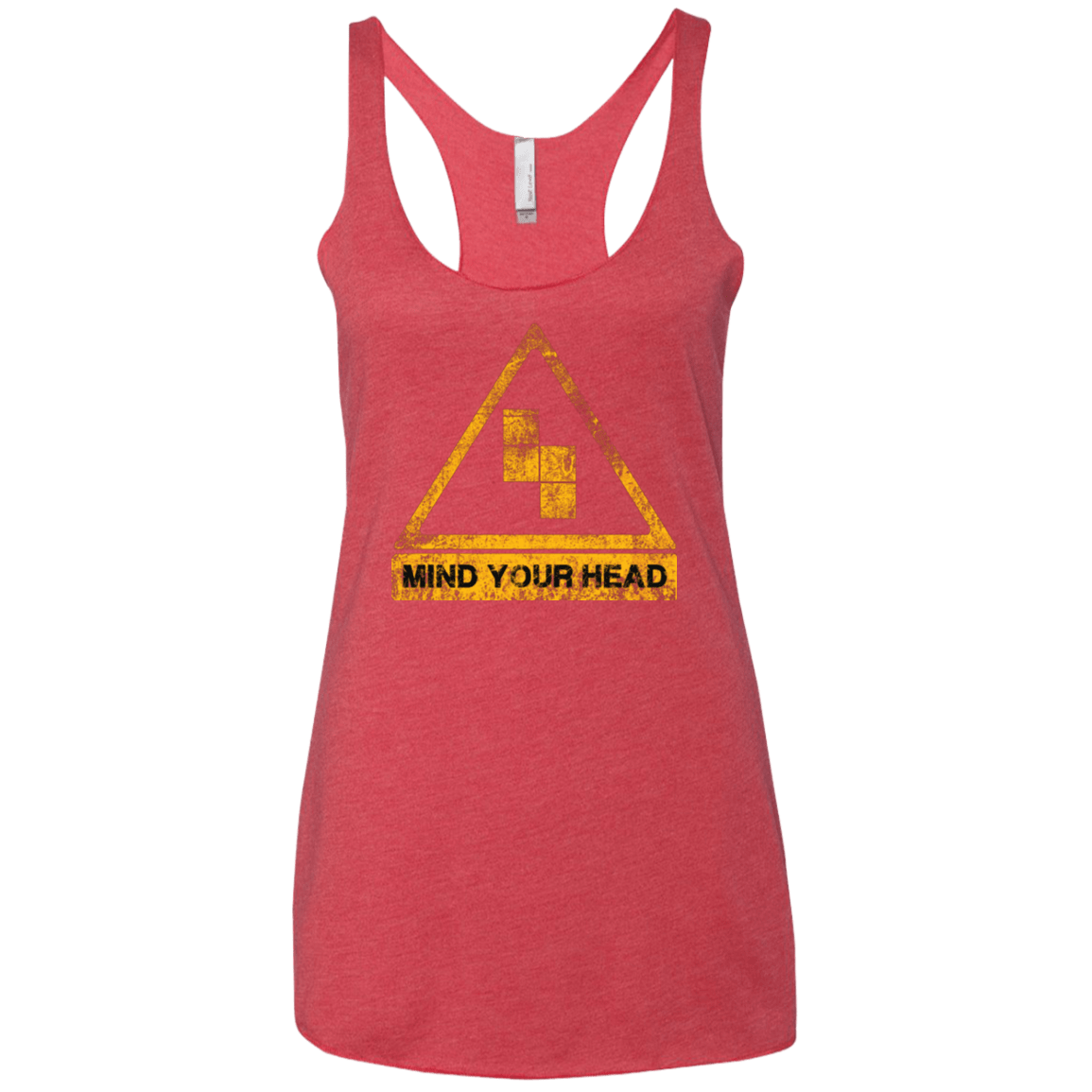 T-Shirts Vintage Red / X-Small MIND YOUR HEAD Women's Triblend Racerback Tank