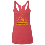 T-Shirts Vintage Red / X-Small MIND YOUR HEAD Women's Triblend Racerback Tank