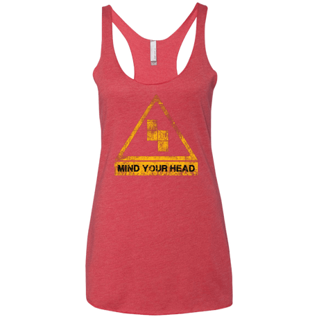 T-Shirts Vintage Red / X-Small MIND YOUR HEAD Women's Triblend Racerback Tank