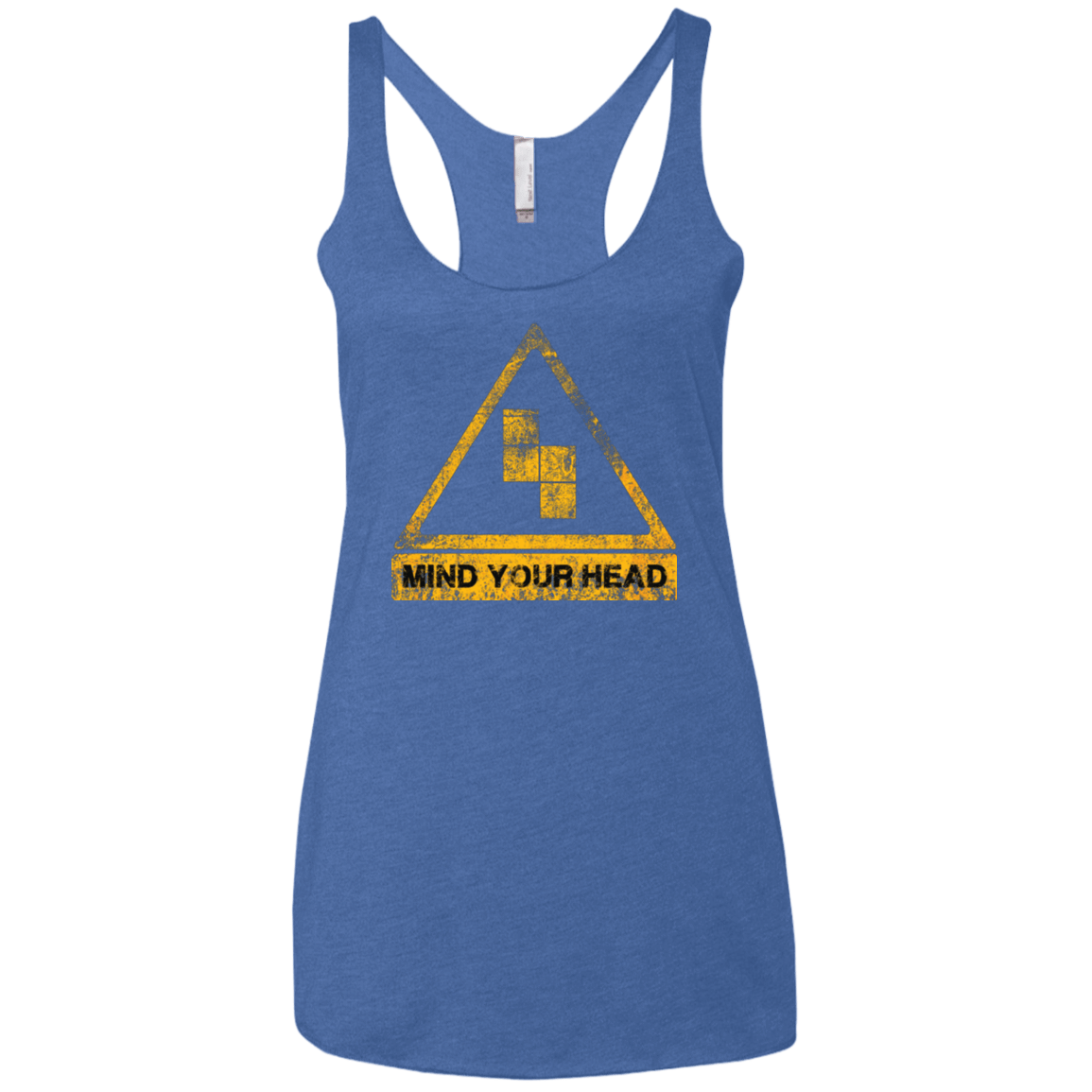 T-Shirts Vintage Royal / X-Small MIND YOUR HEAD Women's Triblend Racerback Tank