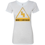 T-Shirts Heather White / Small MIND YOUR HEAD Women's Triblend T-Shirt