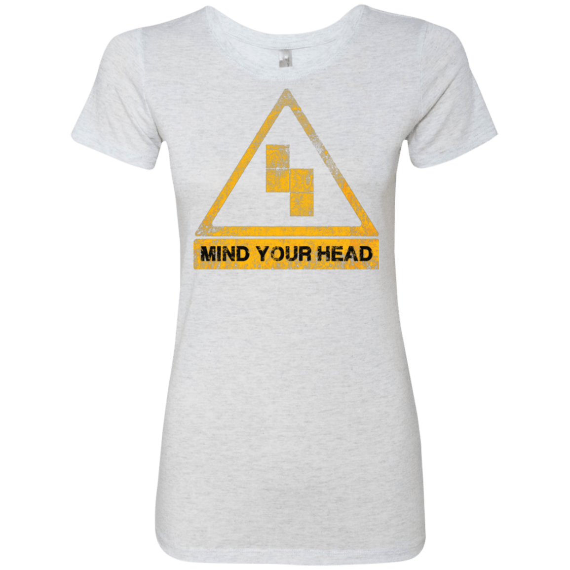 T-Shirts Heather White / Small MIND YOUR HEAD Women's Triblend T-Shirt