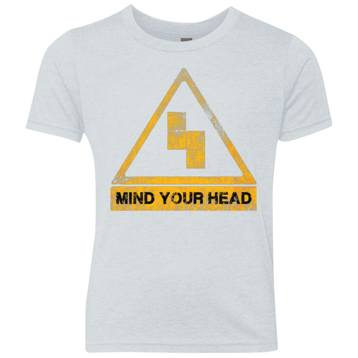 T-Shirts Heather White / YXS MIND YOUR HEAD Youth Triblend T-Shirt