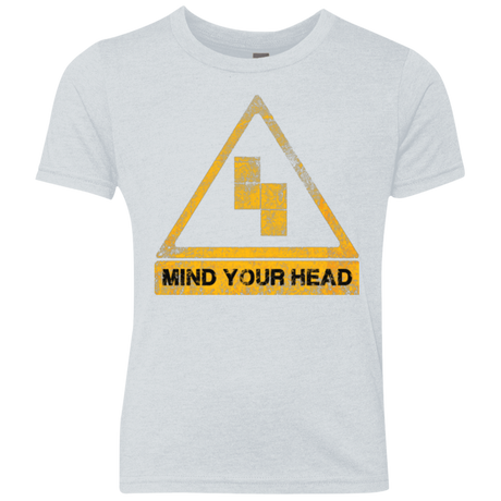 T-Shirts Heather White / YXS MIND YOUR HEAD Youth Triblend T-Shirt