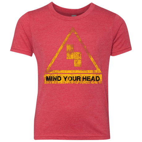 T-Shirts Vintage Red / YXS MIND YOUR HEAD Youth Triblend T-Shirt