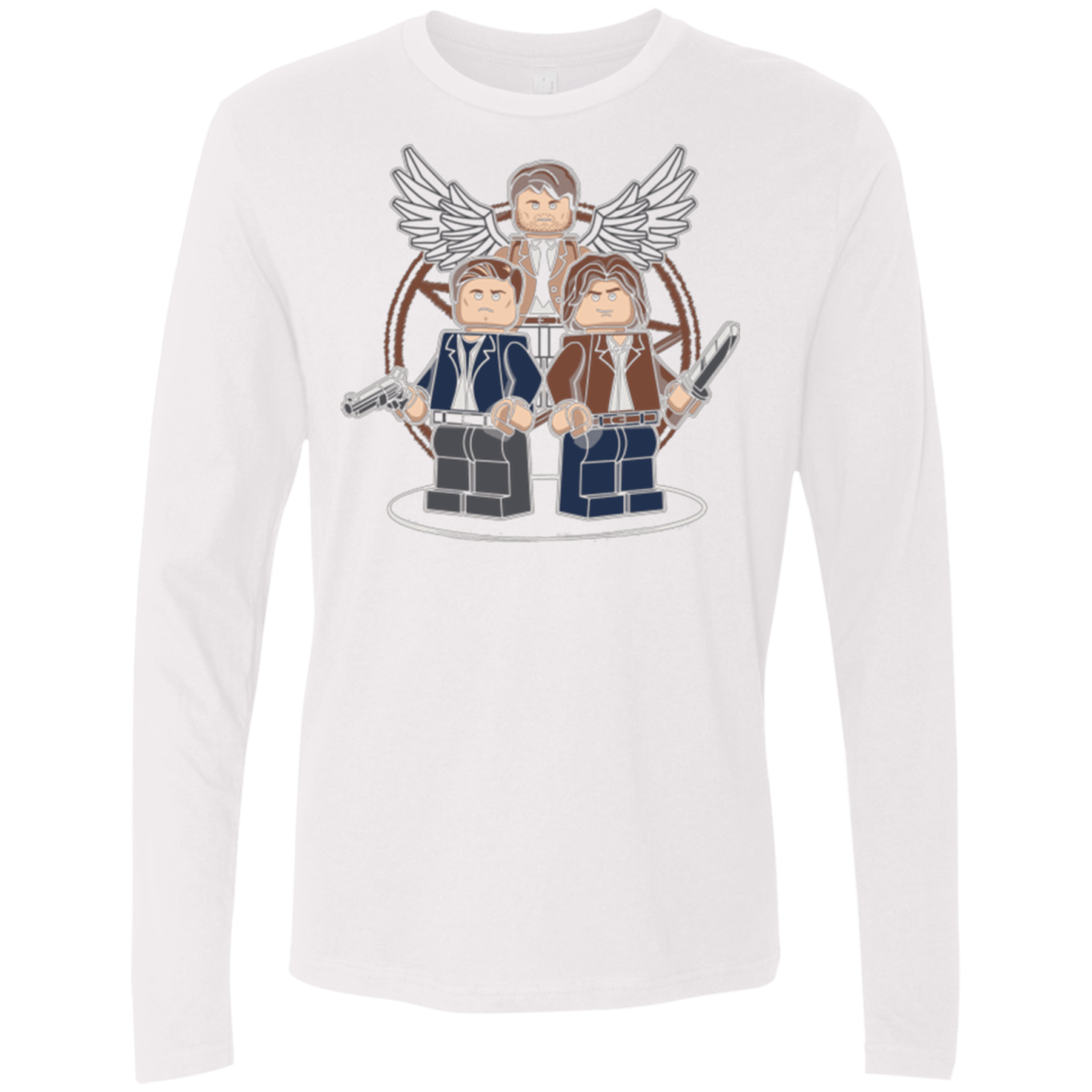 T-Shirts White / Small Mini Hunters Men's Premium Long Sleeve