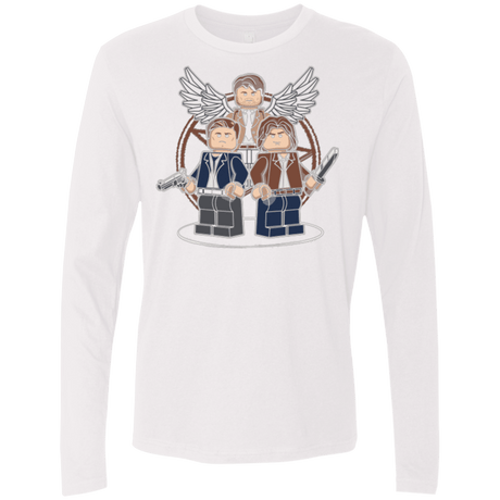 T-Shirts White / Small Mini Hunters Men's Premium Long Sleeve