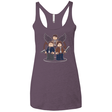 T-Shirts Vintage Purple / X-Small Mini Hunters Women's Triblend Racerback Tank