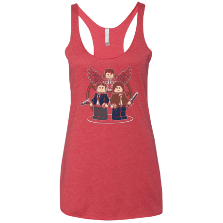 T-Shirts Vintage Red / X-Small Mini Hunters Women's Triblend Racerback Tank