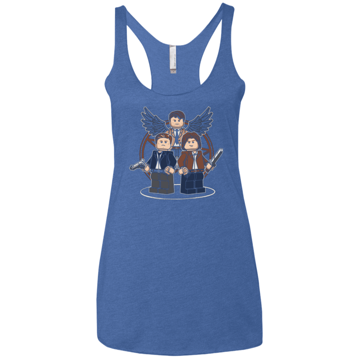 T-Shirts Vintage Royal / X-Small Mini Hunters Women's Triblend Racerback Tank
