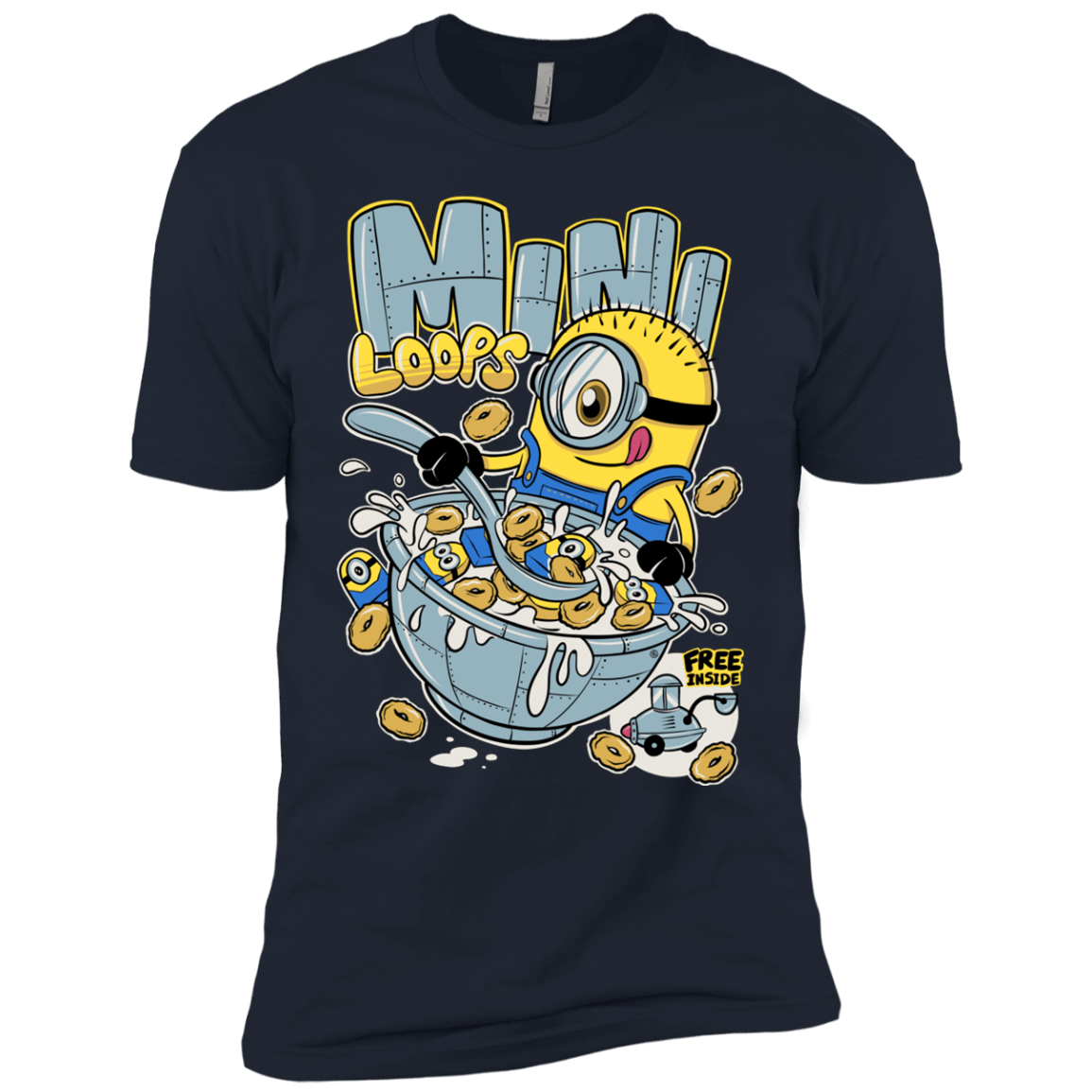 T-Shirts Midnight Navy / YXS Mini Loops Boys Premium T-Shirt