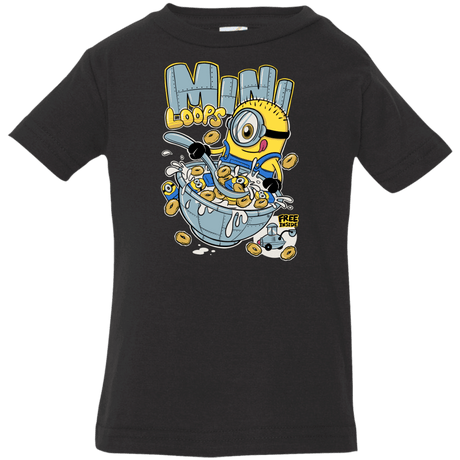T-Shirts Black / 6 Months Mini Loops Infant Premium T-Shirt