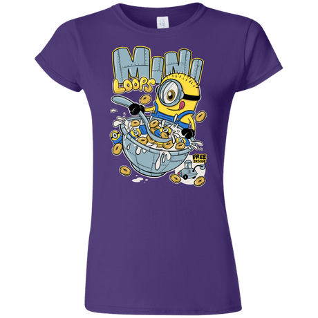 T-Shirts Purple / S Mini Loops Junior Slimmer-Fit T-Shirt