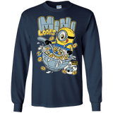 T-Shirts Navy / S Mini Loops Men's Long Sleeve T-Shirt