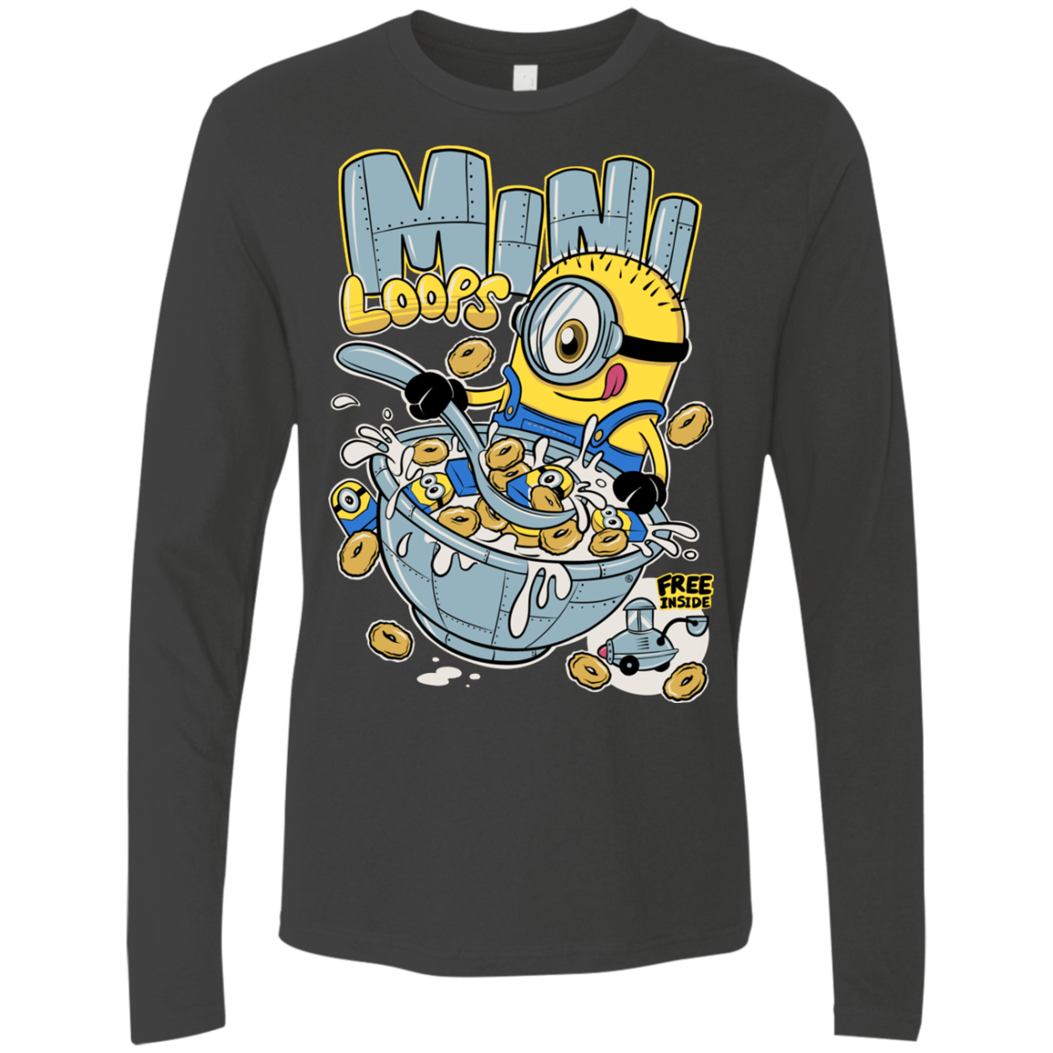 T-Shirts Heavy Metal / S Mini Loops Men's Premium Long Sleeve