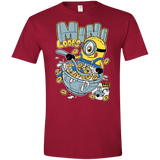 T-Shirts Cardinal Red / S Mini Loops Men's Semi-Fitted Softstyle