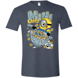 T-Shirts Heather Navy / S Mini Loops Men's Semi-Fitted Softstyle