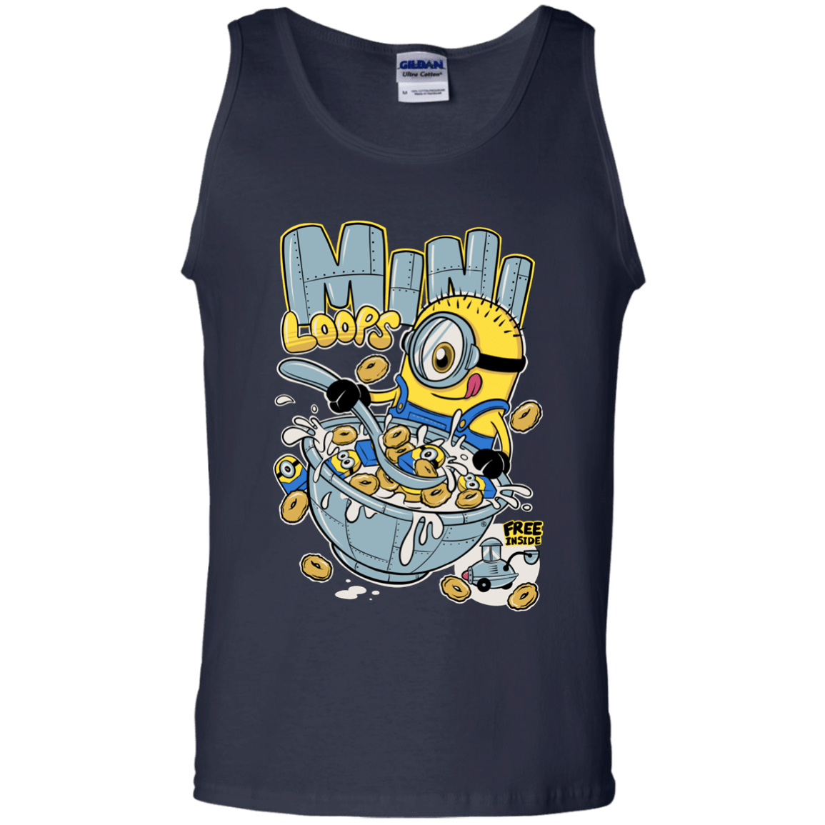 T-Shirts Navy / S Mini Loops Men's Tank Top