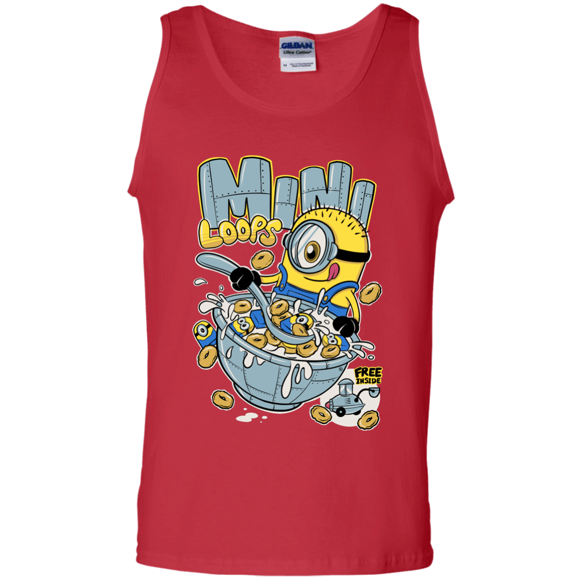T-Shirts Red / S Mini Loops Men's Tank Top