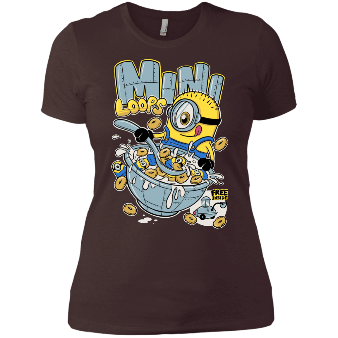 T-Shirts Dark Chocolate / X-Small Mini Loops Women's Premium T-Shirt