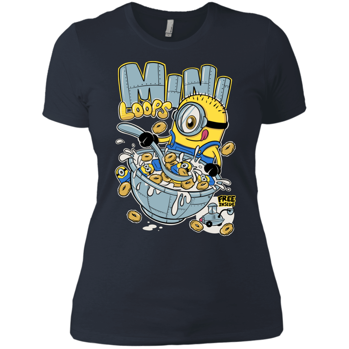 T-Shirts Indigo / X-Small Mini Loops Women's Premium T-Shirt