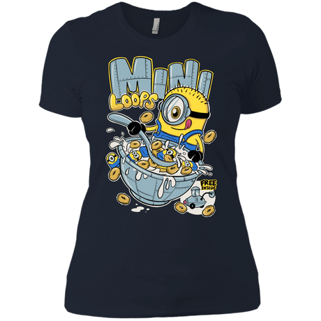 T-Shirts Midnight Navy / X-Small Mini Loops Women's Premium T-Shirt