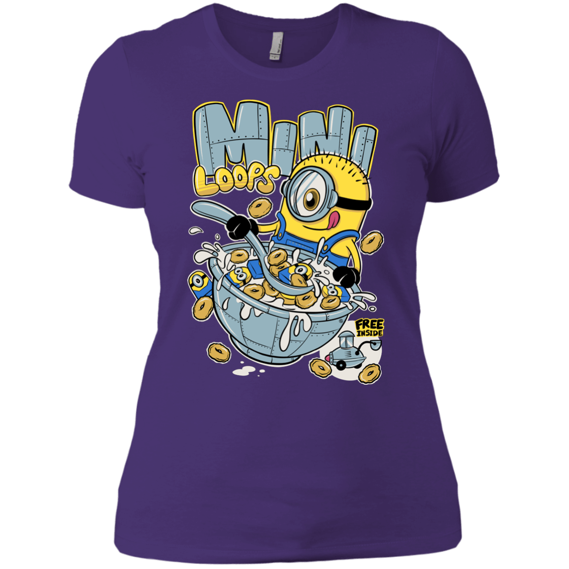 T-Shirts Purple Rush/ / X-Small Mini Loops Women's Premium T-Shirt