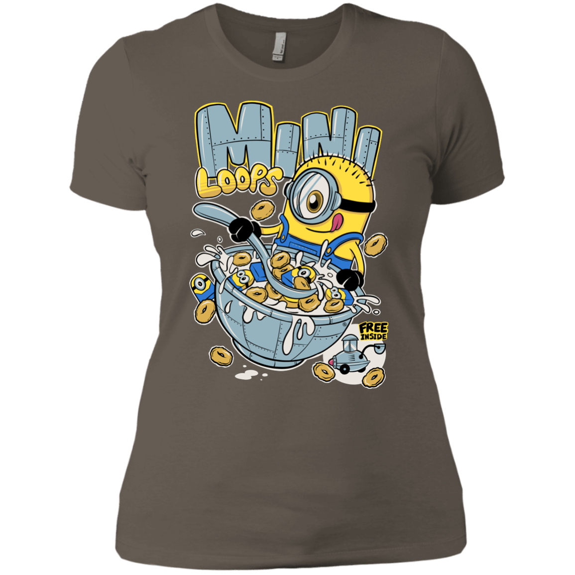 T-Shirts Warm Grey / X-Small Mini Loops Women's Premium T-Shirt