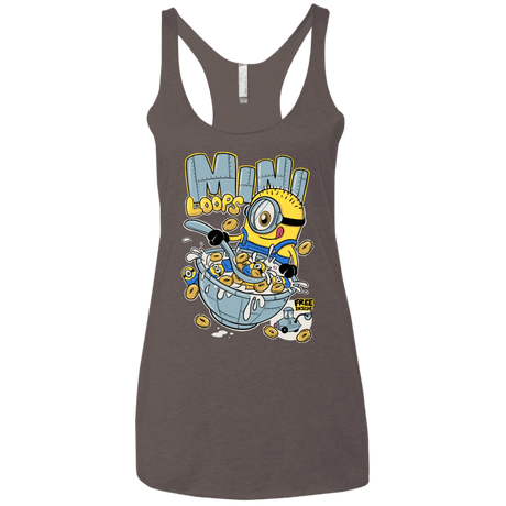 T-Shirts Macchiato / X-Small Mini Loops Women's Triblend Racerback Tank