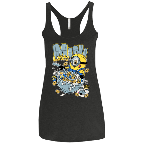 T-Shirts Vintage Black / X-Small Mini Loops Women's Triblend Racerback Tank