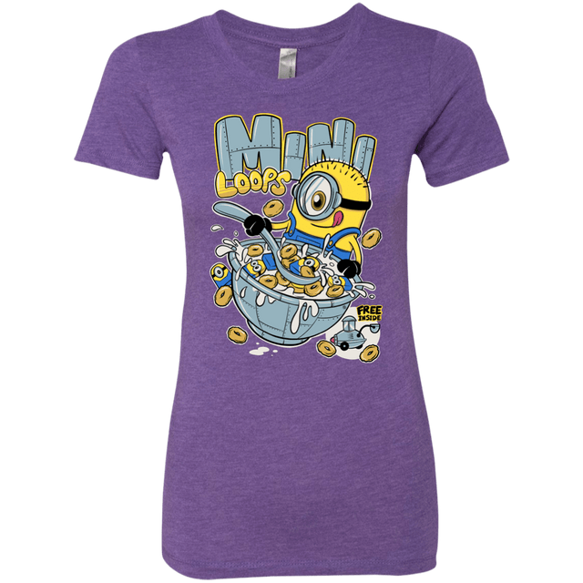 T-Shirts Purple Rush / S Mini Loops Women's Triblend T-Shirt