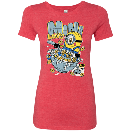 T-Shirts Vintage Red / S Mini Loops Women's Triblend T-Shirt