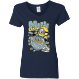 T-Shirts Navy / S Mini Loops Women's V-Neck T-Shirt