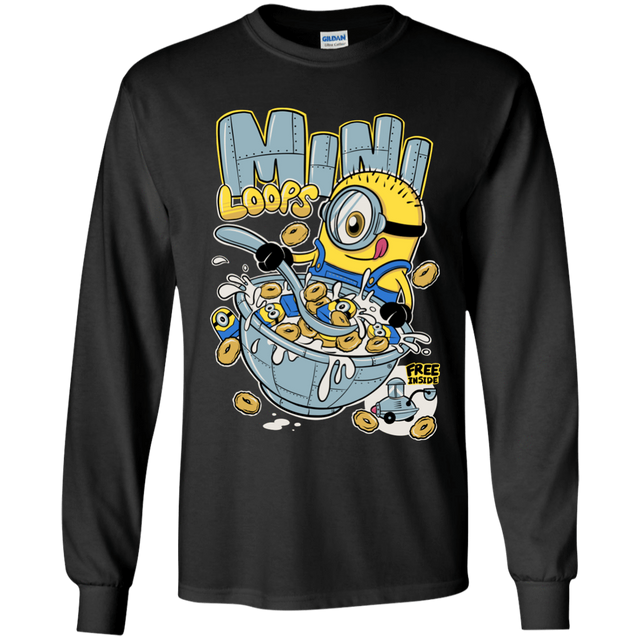 T-Shirts Black / YS Mini Loops Youth Long Sleeve T-Shirt