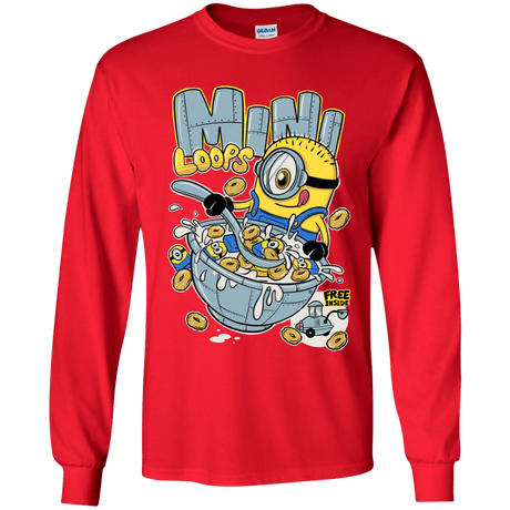 T-Shirts Red / YS Mini Loops Youth Long Sleeve T-Shirt