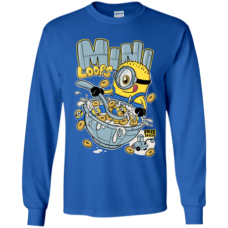 T-Shirts Royal / YS Mini Loops Youth Long Sleeve T-Shirt