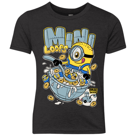 T-Shirts Vintage Black / YXS Mini Loops Youth Triblend T-Shirt