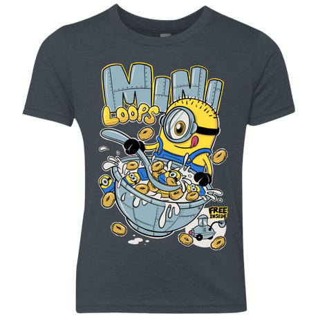 T-Shirts Vintage Navy / YXS Mini Loops Youth Triblend T-Shirt