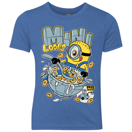 T-Shirts Vintage Royal / YXS Mini Loops Youth Triblend T-Shirt