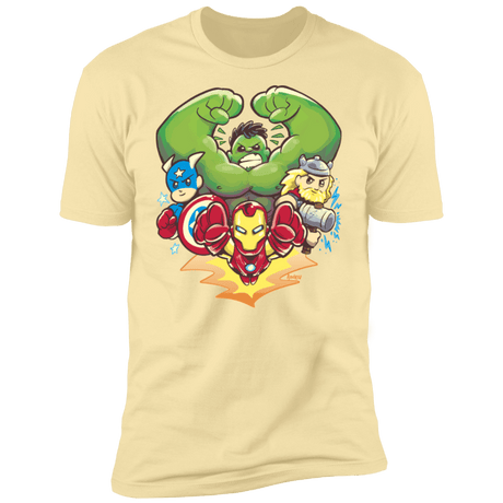 T-Shirts Banana Cream / S Miniheroes Men's Premium T-Shirt