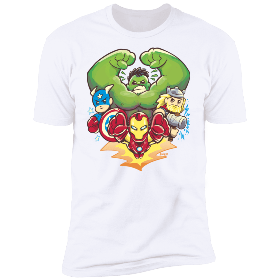 T-Shirts White / S Miniheroes Men's Premium T-Shirt