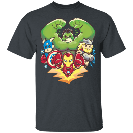 T-Shirts Dark Heather / YXS Miniheroes Youth T-Shirt