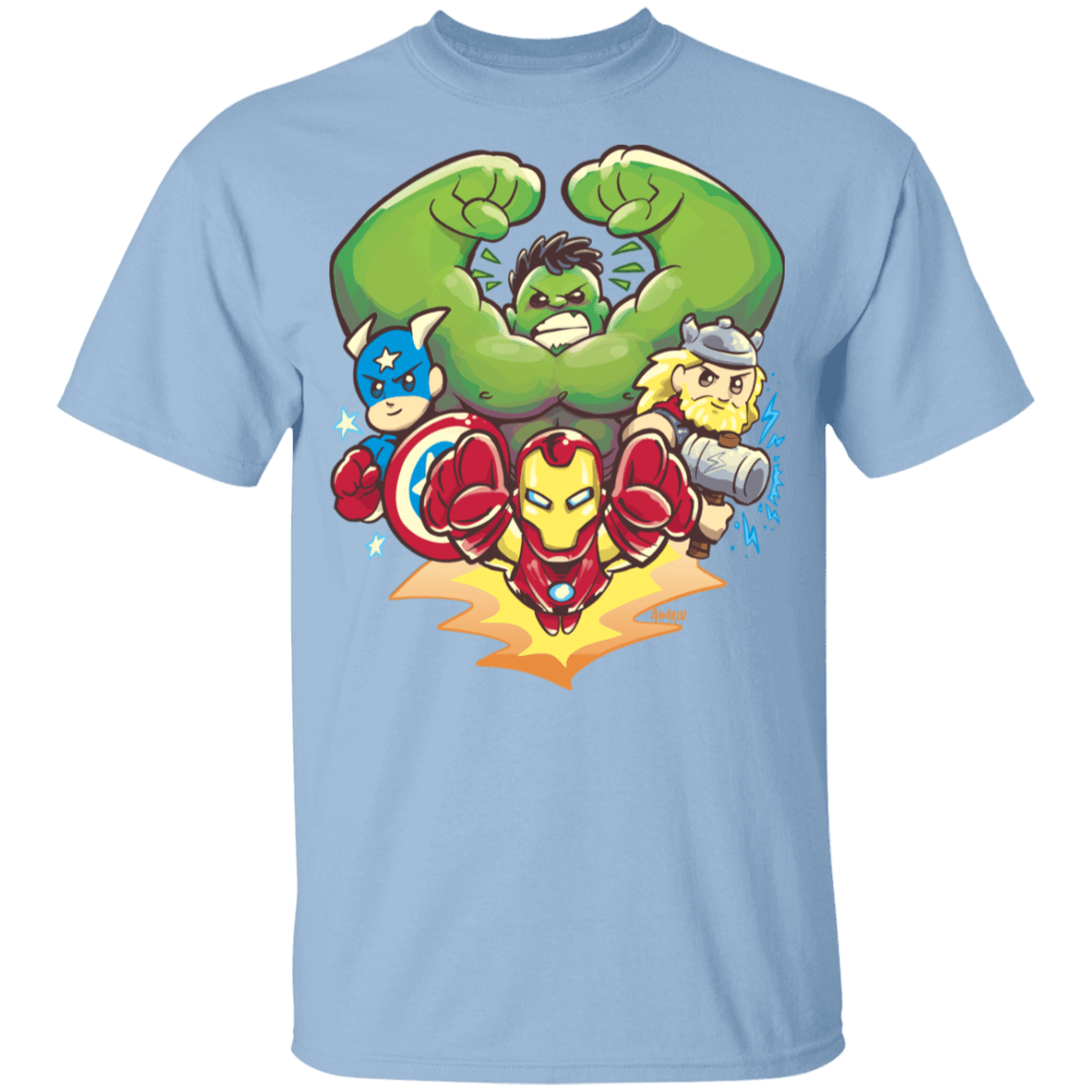 T-Shirts Light Blue / YXS Miniheroes Youth T-Shirt