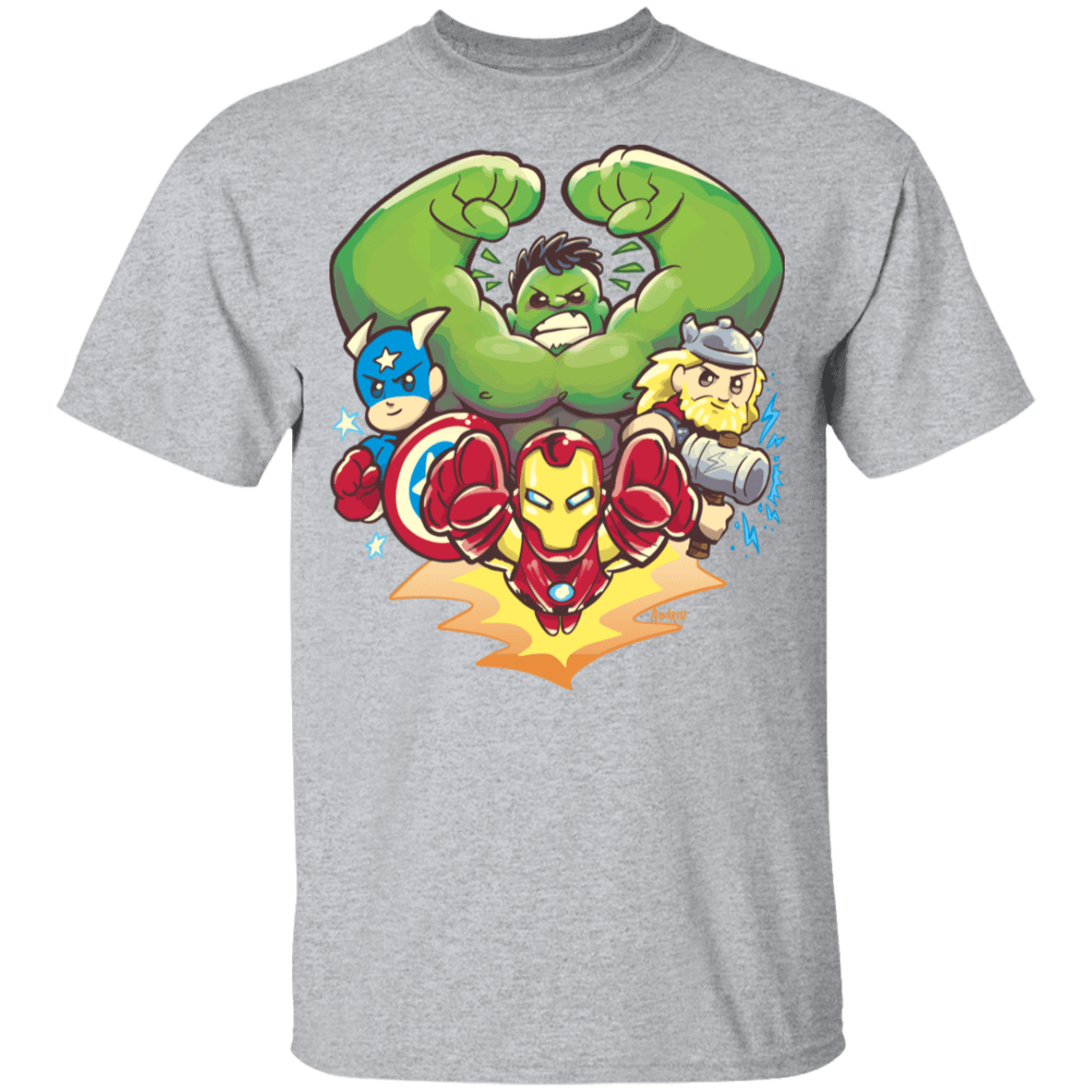 T-Shirts Sport Grey / YXS Miniheroes Youth T-Shirt