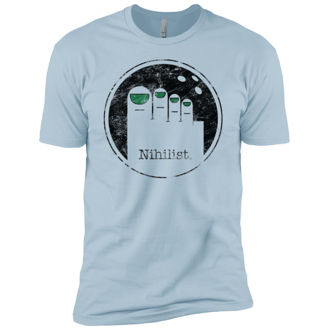 T-Shirts Light Blue / YXS Minimalist Nihilist Boys Premium T-Shirt