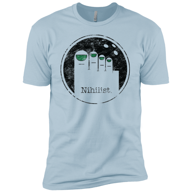 T-Shirts Light Blue / YXS Minimalist Nihilist Boys Premium T-Shirt