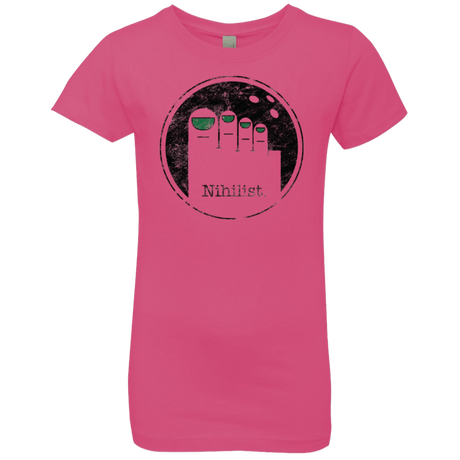 T-Shirts Hot Pink / YXS Minimalist Nihilist Girls Premium T-Shirt