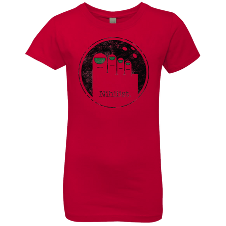 T-Shirts Red / YXS Minimalist Nihilist Girls Premium T-Shirt